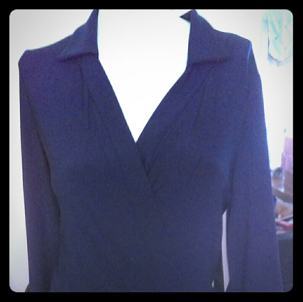 Navy Blue Romper